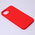Silikonska maska / futrola Teracell Giulietta za iPhone 14 Plus mat crvena.
