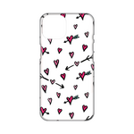 Silikonska maska / futrola print ultra tanka za iPhone 14 Heart Pattern.