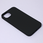 Silikonska maska / futrola Teracell Giulietta za iPhone 14 Plus mat crna.