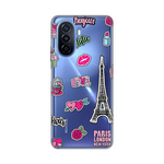 Silikonska maska / futrola print ultra tanka za Huawei Nova Y70/Nova Y70 Plus Love Paris.
