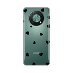 Silikonska maska / futrola print ultra tanka za Huawei Nova Y90 Hearts.