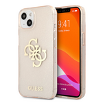 Maska / futrola Guess Hc Glitter Big za iPhone 13 zlatna ( GUHCP13MPCUGL4GGO).