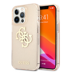 Maska / futrola Guess Hc Glitter Big za iPhone 13 Pro zlatna (GUHCP13LPCUGL4GGO).