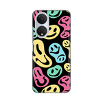 Silikonska maska / futrola print za Huawei Honor X7 crni Color Smiles.