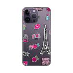 Silikonska maska / futrola print ultra tanka za iPhone 14 Pro Max 6.7 Love Paris.