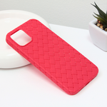 Maska / futrola Weave case za iPhone 12 6.1 crvena.