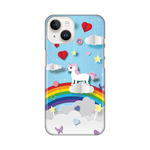 Silikonska maska / futrola print za iPhone 14 Unicorn.