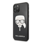 Maska / futrola Karl Lagerfeld Double Layers Glitter za iPhone 11 Pro Max 6.5 crna ( KLHCN65DLHBK).