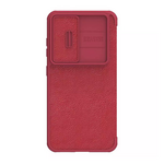 Maska / futrola Nillkin Qin Pro Leather za Samsung S911B Galaxy S23 crvena.