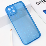 Maska / futrola Heart Color IMD za iPhone 14 Plus plava.