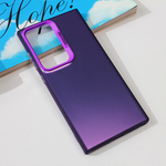 Maska / futrola providna za Samsung S928B Galaxy S24 Ultra ljubicasta.