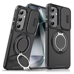 Maska / futrola CamShield Ring stand za Samsung S931 Galaxy S25 crna.