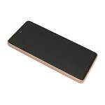 LCD displej za Samsung A536 (A53 5G 2022) + Touch screen + frame original Gold/Peach (GH82-28024D/28025D) (MS).