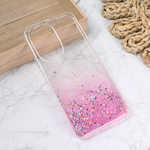 Silikonska maska / futrola Glitter za Huawei Honor 200 roze.