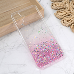 Silikonska maska / futrola Glitter za Samsung A065F Galaxy A06 5G roze.
