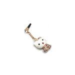 Kapica slušalice 3,5 mm charm Kitty L ljubicasta.