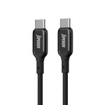 USB data kabl Superior SU-K105 Cink 60W 3A Type C na Type C 1m crni (MS).