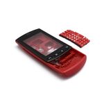 Kućište / oklop za Nokia Asha 303 crvena.