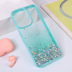 Maska / futrola Frame Glitter za Xiaomi Redmi 13C mint.