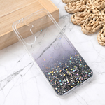 Silikonska maska / futrola Glitter za Samsung A366 Galaxy A36 5G crna.