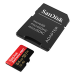 Memorijska kartica SanDisk SDXC Extreme Pro micro 64GB 200MB/s A2 UHS-I U3 V30+adapter.