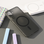 Maska / futrola Magsafe mat PC za Samsung S931 Galaxy S25 crna.