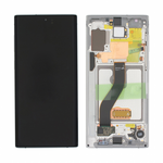 LCD displej za Samsung N970F/Galaxy Note 10 + touchscreen + frame Aura beli Service Pack original/GH82-20817B.