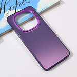 Maska / futrola providna za Xiaomi Redmi Note 14 Pro 5G ljubicasta.