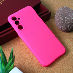 Silikonska maska / futrola Teracell Giulietta za Samsung A346 Galaxy A34 5G 5G mat pink.