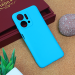 Silikonska maska / futrola Teracell Giulietta za Huawei Honor X7a mat svetlo plava.