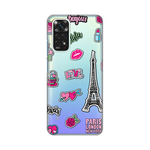 Silikonska maska / futrola print ultra tanka za Xiaomi Redmi Note 11/Redmi Note 11s Love Paris.