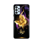 Silikonska maska / futrola print ultra tanka za Samsung A135 Galaxy A13 4G Golden butterfly.