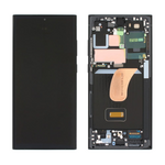 LCD displej za Samsung S918B/Galaxy S23 Ultra + touchscreen + frame Phantom crni Service Pack original/GH82-30466A.