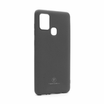 Silikonska maska / futrola Teracell Giulietta za Samsung A217F Galaxy A21s mat crna.