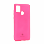 Silikonska maska / futrola Teracell Giulietta za Samsung A217F Galaxy A21s mat pink.