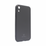 Silikonska maska / futrola Teracell Giulietta za iPhone XR mat crna.