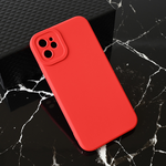 Silikonska maska / futrola Teracell Giulietta za iPhone 11 6.1 mat crvena.
