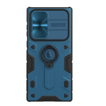 Maska / futrola Nillkin CamShield Armor za Samsung Galaxy S22 Ultra 5G plava.