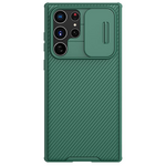 Maska / futrola Nillkin CamShield Pro za Samsung Galaxy S22 Ultra 5G zelena.