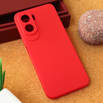Silikonska maska / futrola Teracell Giulietta za Huawei Honor 90 Lite mat crvena.