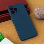 Silikonska maska / futrola Teracell Giulietta za Xiaomi Redmi 12 mat tamno plava.