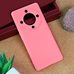 Silikonska maska / futrola Teracell Giulietta za Huawei Honor Magic 5 Lite mat roze.
