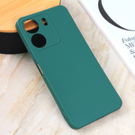 Silikonska maska / futrola Teracell Giulietta za Xiaomi Redmi 13C mat zelena.