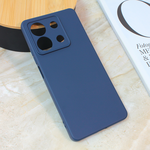 Silikonska maska / futrola Teracell Giulietta za Xiaomi Redmi Note 13 5G (EU) mat tamno plava.