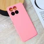 Silikonska maska / futrola Teracell Giulietta za Huawei Honor X6a mat roze.