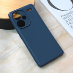 Silikonska maska / futrola Teracell Giulietta za Xiaomi Redmi Note 13 Pro 4G Plus mat tamno plava.