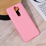 Silikonska maska / futrola Teracell Giulietta za Xiaomi Redmi Note 8 Pro mat roze.