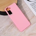 Silikonska maska / futrola Teracell Giulietta za Samsung G991 Galaxy S21 mat roze.