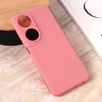 Silikonska maska / futrola Teracell Giulietta za Huawei Honor X7b mat roze.