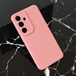 Silikonska maska / futrola Teracell Giulietta za Samsung S931 Galaxy S25 mat tamno roze.